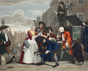 Arrêté pour dettes, planche V de 